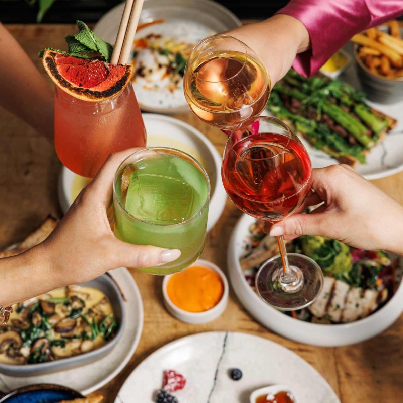 Brunch and signature cocktails at the Tan yard