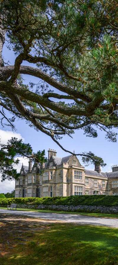 Muckross House on a clear day