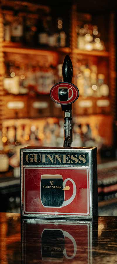 Guinness tap in the Laune